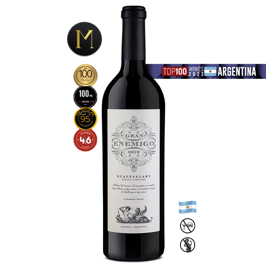 Rượu Vang Gran Enemigo Gualtallary Single Vineyard Cabernet Franc 2019