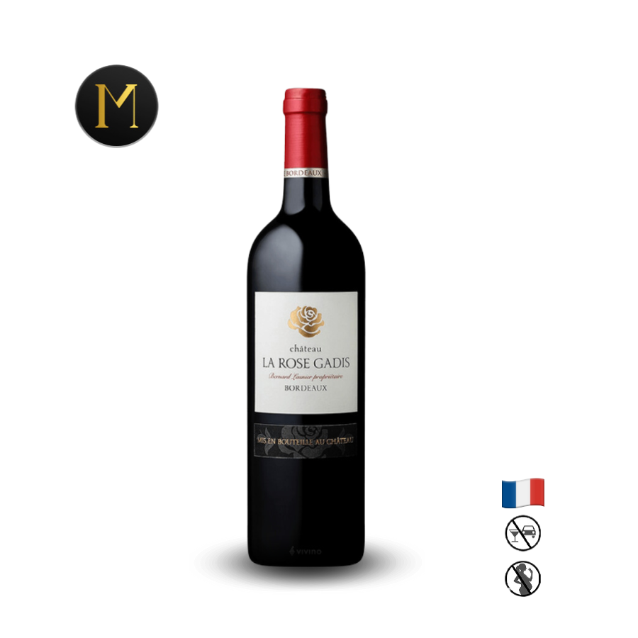 Vang Chateau LA ROSE GADIS 14.5% lãng mạn, nồng nàn hương vị