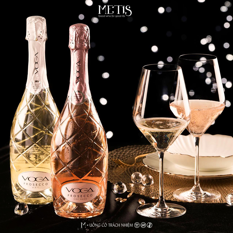 Rượu vang Voga Prosecco Rose Extra Dry