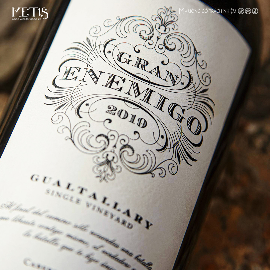 Rượu Vang Gran Enemigo Gualtallary Single Vineyard Cabernet Franc 2019