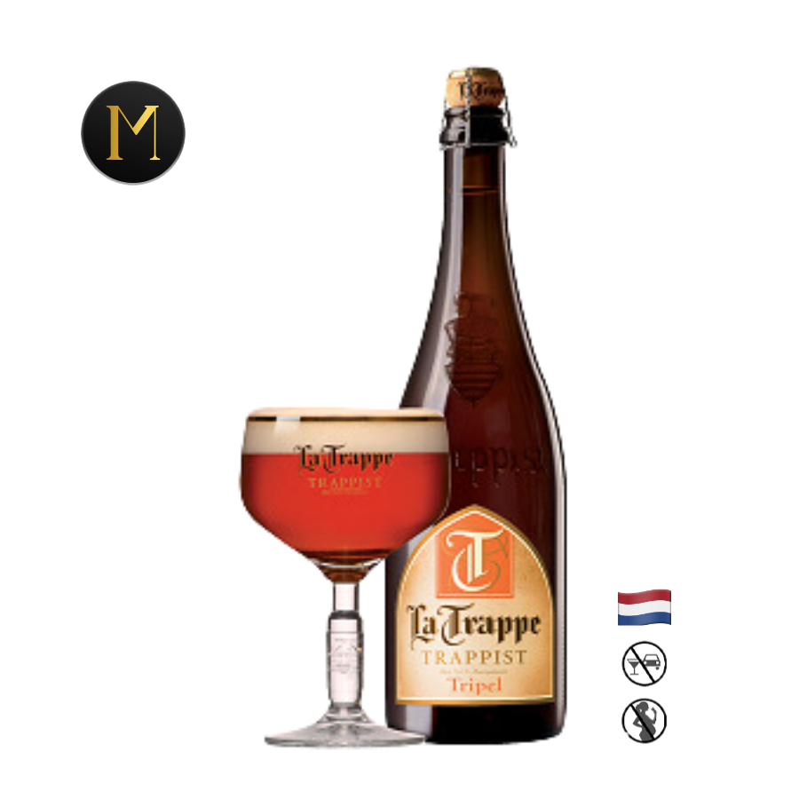 Bia La Trappe Triple 8% – Chai 750ml – Thùng 6 Chai [NHẬP KHẪU CHÍNH HÃNG]
