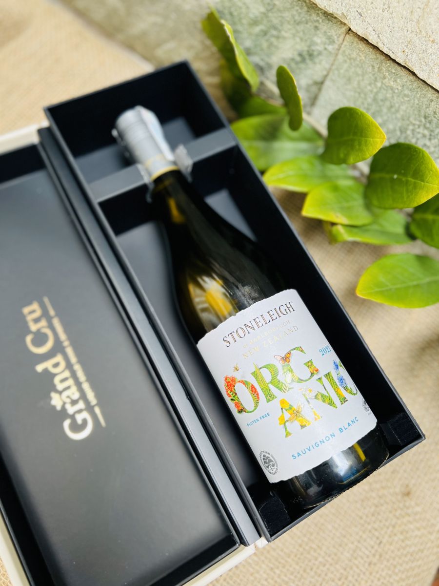 Rượu vang Stoneleigh Sauvignon Blanc Organic 2022 - HỘP QUÀ 1 CHAI