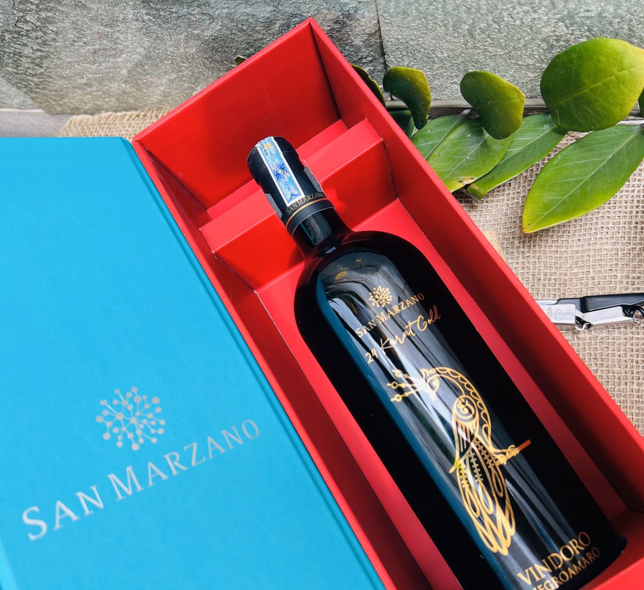 Hộp Quà Rượu Vang Vindoro Gold – Chai 750ml – Hộp Quà 1 Chai