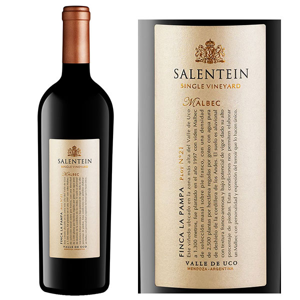 Rượu Vang Salentein Single Vineyard Malbec 14,5% – Chai 750ml