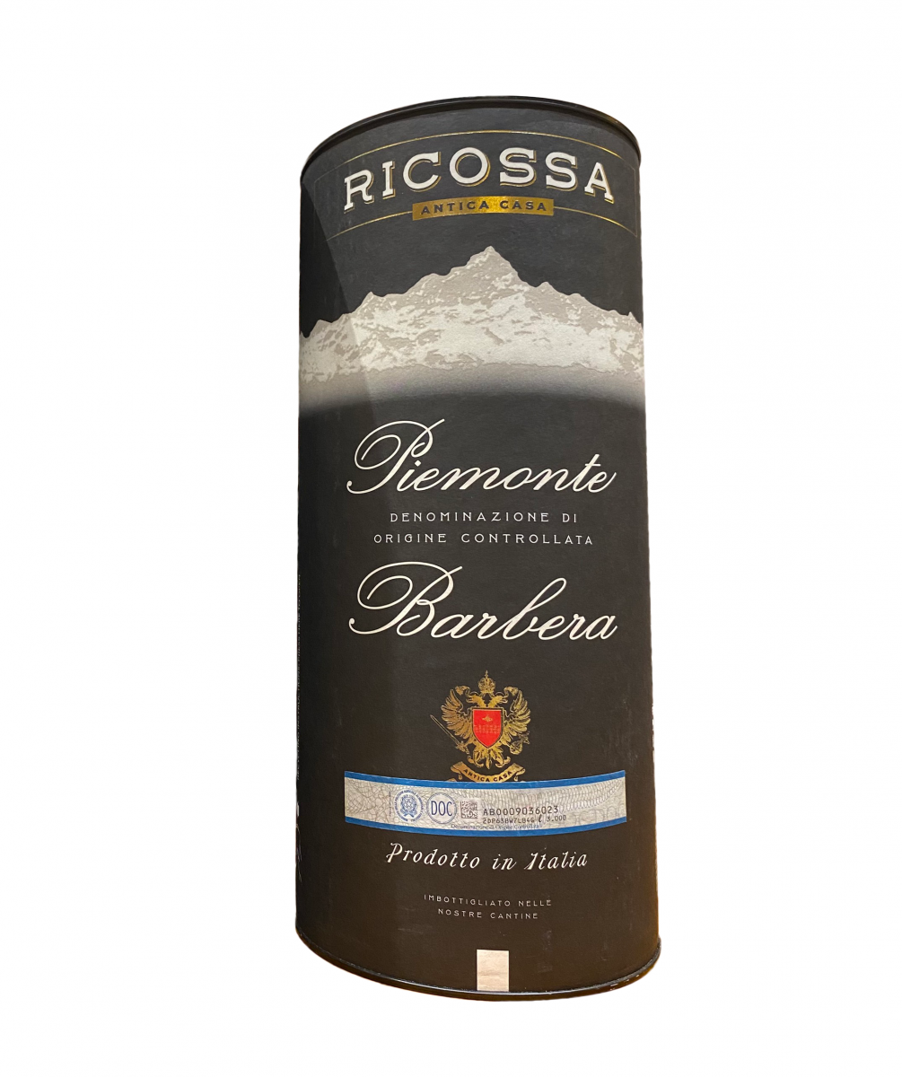Rượu Vang Ý Ricossa Piemonte Barbera 13% - Bịch 3L - Ảnh 2