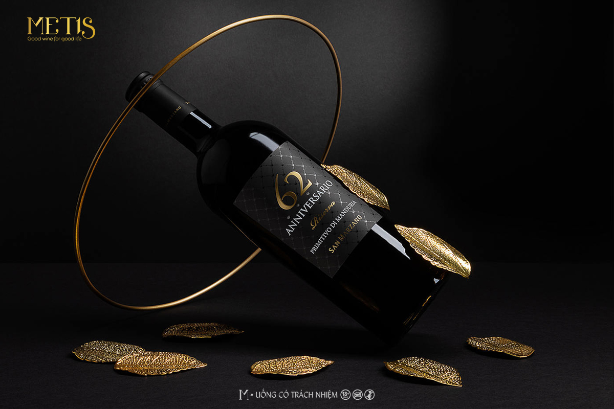 Rượu Vang 62 Anniversario Primitivo di Manduria DOP Riserva