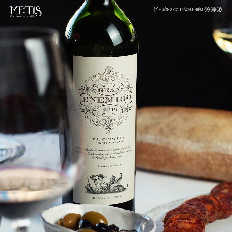 Rượu Vang Gran Enemigo El Cepillo Single Vineyard Cabernet Franc 2019 - Ảnh 3