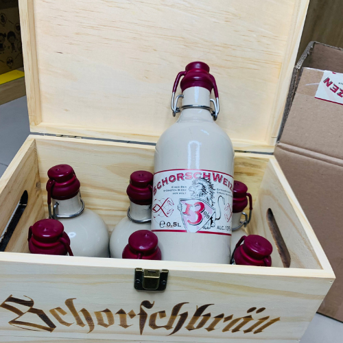 Bia sứ Schorsch Weizen 13% Đức - Chai 500ml - Nhập khẩu chính hãng - Ảnh 4