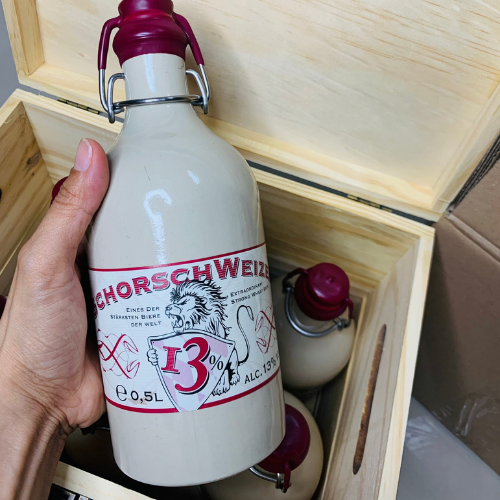 Bia sứ Schorsch Weizen 13% Đức - Chai 500ml - Nhập khẩu chính hãng - Ảnh 5