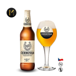 Bia Cernovar Premium Pale Lager 4.9% Tiệp – Thùng 20 chai 500ml
